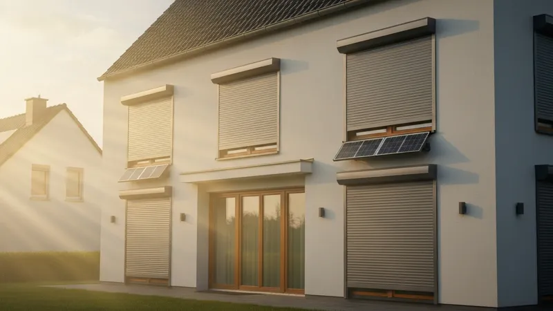 Les avantages des volets roulants à énergie solaire